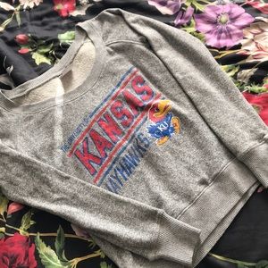 KU Jayhawks light sweater